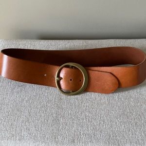 Gap leather belt